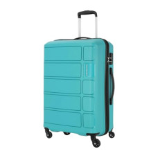 Deals, Discounts & Offers on  - American Tourister Kamiliant Harrier 68 Cms Small Cabin Polypropylene (PP) Hard Sided 4 Wheeler Spinner Wheels Luggage (Coral Blue)