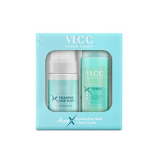 Deals, Discounts & Offers on Beauty Care - VLCC Acne X Face wash with 2% Salicylic Acid + Toner For Oil Free Skin Tone - 100ml + 125ml | 1% AHA & 2% BHA For Clear & Smooth Skin| Helps Control Excess Oil | Deep Cleansing Face Wash