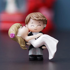 Deals, Discounts & Offers on  - eCraftIndia Polyresin Handcrafted Bride Kissing Groom Romantic Couple Statue Decorative Showpiece - Ideal Valentine's Day Gift