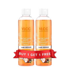 Deals, Discounts & Offers on  - VLCC Hair Fall Control Shampoo - B1G1 - 350ml X 2 (700ml) | Stronger, Thicker Hair. Helps Control Hair Fall | Hair Fall Shampoo | Improved Scalp Health with Khus & Coconut Oil.