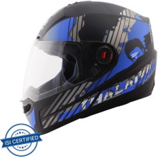 Deals, Discounts & Offers on  - Steelbird SBA-1 Thalaiva Full Face ISI Certified Helmet Fitted Clear Visor Motorbike Helmet(Matt Black Blue with Clear Visor)