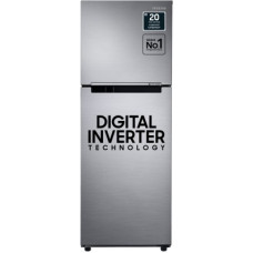 Deals, Discounts & Offers on Home Appliances - [For SBI CC] SAMSUNG 236 L Frost Free Double Door 3 Star Refrigerator with Digital Inverter(Elegant Inox, RT28C3053S8/HL)