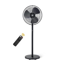 Deals, Discounts & Offers on  - atomberg Renesa 400mm Pedestal Swing Fan | Silent BLDC Fan with LED Display and 6 Speed | Remote Control with Timer & Sleep Control | 1+1 Year Warranty (Black)