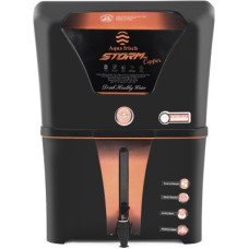 Deals, Discounts & Offers on Home Appliances - Aqua Frisch Storm Black Copper with Orp+Alkaline+Ro+Uf+Tds Adjuster+Antioxidant 12 L RO Water Purifier with Prefilter(Black)