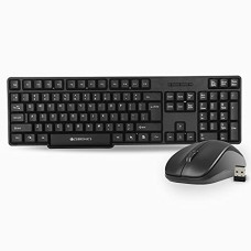 Deals and Offers on - Zebronics Zeb-Companion 107 USB Wireless Keyboard and Mouse Set with Nano Receiver (Black) Deals, Discounts & Offers on - Zebronics Zeb-Companion 107 USB Wireless Keyboard and Mouse Set with Nano Receiver (Black)