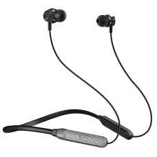 Deals, Discounts & Offers on Headphones - pTron Tangent Duo Bluetooth 5.2 Wireless in Ear Headphones, 13mm Driver, Deep Bass, HD Calls, Fast Charging Type-C Neckband, Dual Pairing, Voice Assistant & IPX4 Water Resistant (Black/Grey)