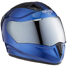 Deals, Discounts & Offers on  - Steelbird SA-1 Aeronautics Full Face Helmet Blue, Size: L(57-58 cm)