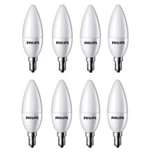 Deals, Discounts & Offers on  - Philips 4-Watt 400-lumen Frosted Candle E14 Base (Warm White, Pack of 12) - Decorative, Ambience