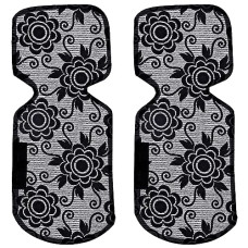 Deals, Discounts & Offers on  - Heart Home Washable Fridge Handle Cover|Universal Fit Appliance Cover|Rangoli Print & Cotton Material (Black)