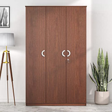 Deals and Offers on Furniture - Nilkamal Massif Engineered Wood Wardrobe (Finish Color - Urban Walnut) 1 Year Warranty (3 Door) Deals, Discounts & Offers on Furniture - Nilkamal Massif Engineered Wood Wardrobe (Finish Color - Urban Walnut) 1 Year Warranty (3 Door)