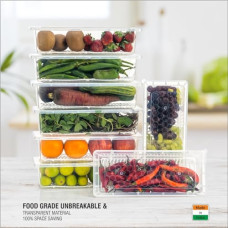 Deals, Discounts & Offers on  - Transparent Fridge Container BPA Free Unbreakable Container