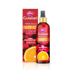 Deals, Discounts & Offers on Beauty Care - Dabur Gulabari Rose Oil & Vitamin C Face Toner Mist & Rosewater with Niacinamide - 200ml | Toner