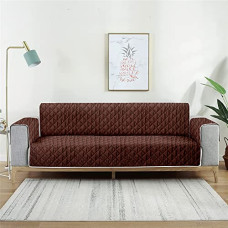 Deals, Discounts & Offers on  - Cortina 100% Polyester Fabric Reversible Quilted Sofa Cover | Highly Elastic Cover | Stretchable Universal Sofa Slipcover