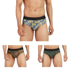 Deals and Offers on Men - Chromozome Men Modal Printed Brief (Pack of 3) Deals, Discounts & Offers on Men - Chromozome Men Modal Printed Brief (Pack of 3)