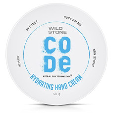 Deals and Offers on - Wild Stone CODE Hydrating Hand Cream For Men |Soft and Smooth Moisturization| | Hand Moisturizer For Dry Skin| Nourishing & Repairing Non Sticky Cream| With Hydra Lock Technology 40 gm Deals, Discounts & Offers on - Wild Stone CODE Hydrating Hand Cream For Men |Soft and Smooth Moisturization| | Hand Moisturizer For Dry Skin| Nourishing & Repairing Non Sticky Cream| With Hydra Lock Technology 40 gm