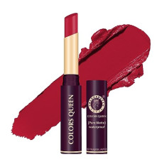 Deals, Discounts & Offers on Beauty Care - Colors Queen Creamy Matte Lipstick | Highly Pigmented, Lightweight Ultra Matte Long Lasting Non Transfer Lipstick | Smudge Proof & Waterproof Lipstick