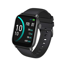 Deals and Offers on - Gionee STYLFIT GSW5 Pro Smartwatch with 1.69 (4.29 cm) Full Touch Display,SpO2 & 24/7 Heart Rate Monitoring,100+ Watch Faces, IP68, Sports & Sleep Tracking(Matte Black) Deals, Discounts & Offers on - Gionee STYLFIT GSW5 Pro Smartwatch with 1.69 (4.29 cm) Full Touch Display,SpO2 & 24/7 Heart Rate Monitoring,100+ Watch Faces, IP68, Sports & Sleep Tracking(Matte Black)