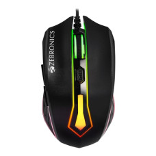 Deals and Offers on - ZEBRONICS Newly Launched Sniper High Precision Wired Gaming Mouse with 6 Buttons, Multicolor LED Lights, DPI Switch with 800/1200/1600/2400 DPIs, Plug & Play, 1 Million Clicks, 87 Grams Light Mouse Deals, Discounts & Offers on - ZEBRONICS Newly Launched Sniper High Precision Wired Gaming Mouse with 6 Buttons, Multicolor LED Lights, DPI Switch with 800/1200/1600/2400 DPIs, Plug & Play, 1 Million Clicks, 87 Grams Light Mouse