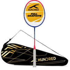 Deals, Discounts & Offers on Auto & Sports - Hundred POWERTEK 1000 JR Blue, Pink Strung Badminton Racquet(Pack of: 1, 90 g)