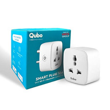 Deals, Discounts & Offers on Electronics - QUBO 10A Wifi + BT Smart Plug from Hero Group, Energy Monitoring, Suitable
