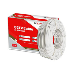 Deals and Offers on - CP PLUS 3+1 Coaxial Pure Copper CCTV Camera Standard Cable Deals, Discounts & Offers on - CP PLUS 3+1 Coaxial Pure Copper CCTV Camera Standard Cable
