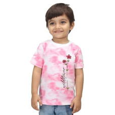 Deals, Discounts & Offers on Baby Care - Nusyl Infants Wild Flower Printed Tie & Dye Tshirt -NUITDTSH0224