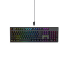 Deals, Discounts & Offers on  - AirCase Archer Tech Lab Outemu Blue Keys Gaming Mechanical Keyboard with Anti Ghosting Keys, 21RGB Modes & Foldable Stand, Detachable Braided USB C Type Cable
