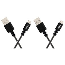 Deals and Offers on - boAt Micro USB 500 Tangle-free, Sturdy Micro USB Cable with 3A Fast Charging & 480mbps Data Transmission, 10000+ Bends Lifespan & Extended 1.5m Length Black) (Pack of 2) Deals, Discounts & Offers on - boAt Micro USB 500 Tangle-free, Sturdy Micro USB Cable with 3A Fast Charging & 480mbps Data Transmission, 10000+ Bends Lifespan & Extended 1.5m Length Black) (Pack of 2)