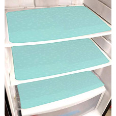 Deals, Discounts & Offers on  - Kuber Industries 3 Piece Self Lining Design PVC Fridge Mat Set - 18