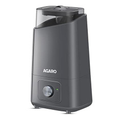 Deals, Discounts & Offers on  - AGARO Glory Cool Mist Ultrasonic Humidifier, 4.5Litres, For Large Area, Room, Home, Office, Adjustable Mist Output, Ceramic Ball Filter, Ultra Quiet, 360 Rotatable Nozzle, Auto Shut Off, Grey