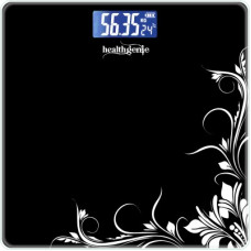 Deals and Offers on Electronics - Healthgenie Thick Tempered Glass LCD Display Digital Weight Machine With 2 Years Warranty Weighing Scale(Black Pattern) Deals, Discounts & Offers on Electronics - Healthgenie Thick Tempered Glass LCD Display Digital Weight Machine With 2 Years Warranty Weighing Scale(Black Pattern)