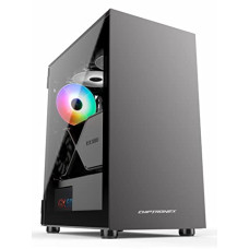 Deals and Offers on - CHIPTRONEX NXT2 Silent Grey Mid Tower ATX Gaming Computer case|1x120 mm ARGB auto Running Fan, Metal Body, Tempered Glass Computer case, pc Cabinet, RGB Light, MATX MITX Support (case Without SMPS) Deals, Discounts & Offers on - CHIPTRONEX NXT2 Silent Grey Mid Tower ATX Gaming Computer case|1x120 mm ARGB auto Running Fan, Metal Body, Tempered Glass Computer case, pc Cabinet, RGB Light, MATX MITX Support (case Without SMPS)