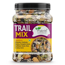 Deals and Offers on - Prakriti Naturals Healthy Trail Mix Almonds | Cashew | Raisins | Black Raisins | Pumpkin | Sunflower | Roasted Flax Seeds | Healthy Snack | Nuts and Dry Fruits (Jar Pack) (1kg) Deals, Discounts & Offers on - Prakriti Naturals Healthy Trail Mix Almonds | Cashew | Raisins | Black Raisins | Pumpkin | Sunflower | Roasted Flax Seeds | Healthy Snack | Nuts and Dry Fruits (Jar Pack) (1kg)