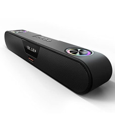 Deals, Discounts & Offers on Electronics - CrossBeats Blaze B24 Bluetooth Soundbar 24W, Gaming RGB Lights, AUX, Bluetooth, USB, FM & TWS I Fast SnapCharge Battery, Multiport Connectivity, BT Speaker