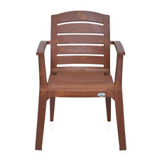 Deals, Discounts & Offers on Furniture - Nilkamal Set of 2 CHR2135 Plastic Chair, Mango Wood