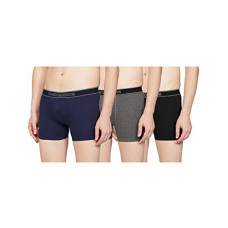 Deals, Discounts & Offers on Men - Chromozome Men Cotton Rib Trunk (Pack of 3)