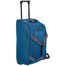 Deals and Offers on - Aristocrat Polyester 63 cms Teal Blue Travel Duffle Deals, Discounts & Offers on - Aristocrat Polyester 63 cms Teal Blue Travel Duffle