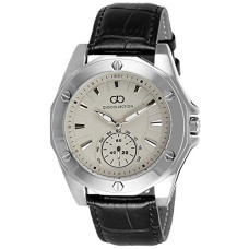 Deals, Discounts & Offers on Men - Gio Collection Analog Leather Multifunction Men's Watch - G1003-01 (White Dial Black Colored Strap)