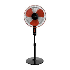 Deals, Discounts & Offers on  - V-Guard Esfera STS Plus 2-in-1 Pedestal and Table Fan | Versatile 2-In-1 Operation | 1350 RPM Motor | Customisable Tilt And Oscillation Control | Red Black | 40 cm (400mm)