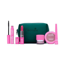 Deals and Offers on Beauty Care - Biotique Natural Makeup Born To Party Gift Kit with Attractive Pouch| Lipstick, Mascara, Eyeliner, Blush, Highlighter Makeup Kit | Premium Gift Set | Free Makeup Bag | Makeup Kit Deals, Discounts & Offers on Beauty Care - Biotique Natural Makeup Born To Party Gift Kit with Attractive Pouch| Lipstick, Mascara, Eyeliner, Blush, Highlighter Makeup Kit | Premium Gift Set | Free Makeup Bag | Makeup Kit