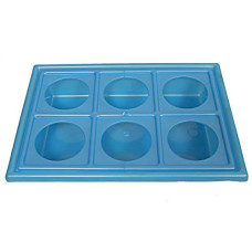 Deals and Offers on - Kuber Industries Plastic Glass Holder Tray, Blue, (Model: CTKTC01918) Rectangular Deals, Discounts & Offers on - Kuber Industries Plastic Glass Holder Tray, Blue, (Model: CTKTC01918) Rectangular