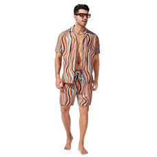 Deals and Offers on Men - GRECIILOOKS Night Suit Set for Men| Rayon Printed Night Dress Set| Pajama Shorts Night Suits Set| Men Lounge Wear Set| Summer Wear Deals, Discounts & Offers on Men - GRECIILOOKS Night Suit Set for Men| Rayon Printed Night Dress Set| Pajama Shorts Night Suits Set| Men Lounge Wear Set| Summer Wear
