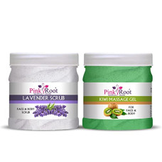 Deals and Offers on Lubricants & Oils - Pink Root Kiwi Massage Gel 500ml with Lavender Scrub 500ml Deals, Discounts & Offers on Lubricants & Oils - Pink Root Kiwi Massage Gel 500ml with Lavender Scrub 500ml