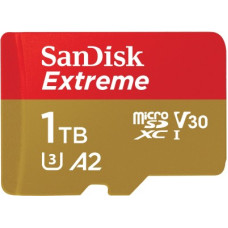 Deals and Offers on Storage - SanDisk Extreme 1 TB MicroSD Card Class 10 190 MB/s Memory Card Deals, Discounts & Offers on Storage - SanDisk Extreme 1 TB MicroSD Card Class 10 190 MB/s Memory Card