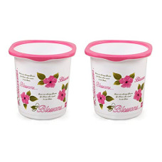 Deals and Offers on - CELLO Plastic Blossom Dustbin 7 Liter | Open Garbage Basket Portable Round Trash Can Deals, Discounts & Offers on - CELLO Plastic Blossom Dustbin 7 Liter | Open Garbage Basket Portable Round Trash Can