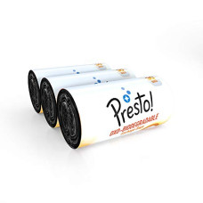 Deals, Discounts & Offers on  - Presto! Garbage Bags (Black, Medium, 19 x 21 inches) - 30 Bags/ Roll - Pack of 3(Plastic)