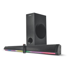 Deals and Offers on Electronics - Ant Esports SBW200| RGB Light 200 watts Sound Bar with 5.5 inch Subwoofer, HDMI/Optical/AUX/USB/TF and Bluetooth 5.0 Connection,FM Radio,Bass Adjustable,Wall Mountable,4 EQ Modes,Remote ControlBlack Deals, Discounts & Offers on Electronics - Ant Esports SBW200| RGB Light 200 watts Sound Bar with 5.5 inch Subwoofer, HDMI/Optical/AUX/USB/TF and Bluetooth 5.0 Connection,FM Radio,Bass Adjustable,Wall Mountable,4 EQ Modes,Remote ControlBlack