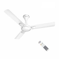 Deals, Discounts & Offers on  - Havells Milor Decorative BLDC 1200mm Energy Saving with Remote Control 5 Star Ceiling Fan (Pearl White, Pack of 1)