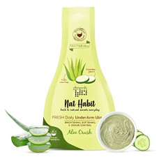 Deals, Discounts & Offers on Beauty Care - Nat Habit Aloe Crush Underarm Ubtan & Scrub For Brightening, Whitening, Softening, Odour Control & Remove Darkness With Neem & Aloe-Vera (40gm X Pack Of 1)