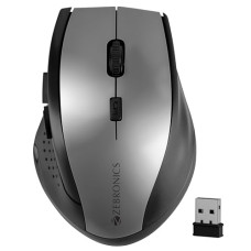 Deals, Discounts & Offers on  - ZEBRONICS New Launch Speedy, 2.4GHz, Wireless Mouse, 6 Buttons, 800/1200/1600 DPI, High Precision, Comfortable & Ergonomic Design, Power Saving Mode, Works on Most Surfaces